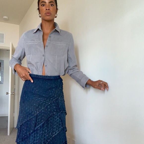 Blue button down - Picture 2 of 2